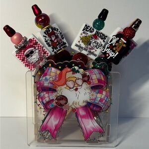 Festive Santa Themed Pen Set With Pen Box